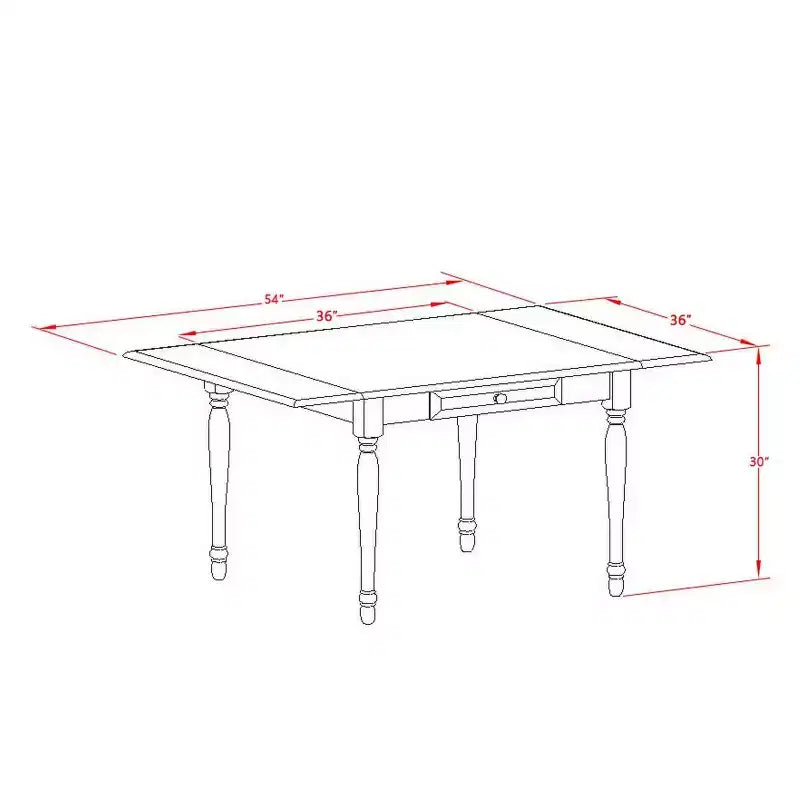 Ensemble Table et Chaises de Salle à Manger Pliantes Trois Pièces avec Plateau en Bois Massif Blanc Lin