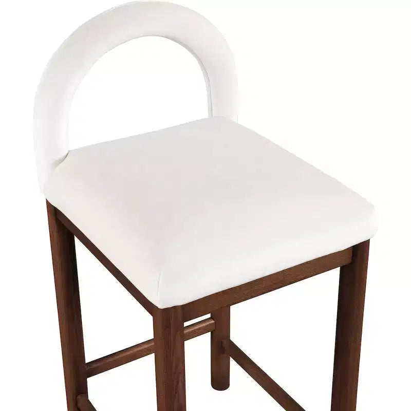 Tabouret de bar en velours