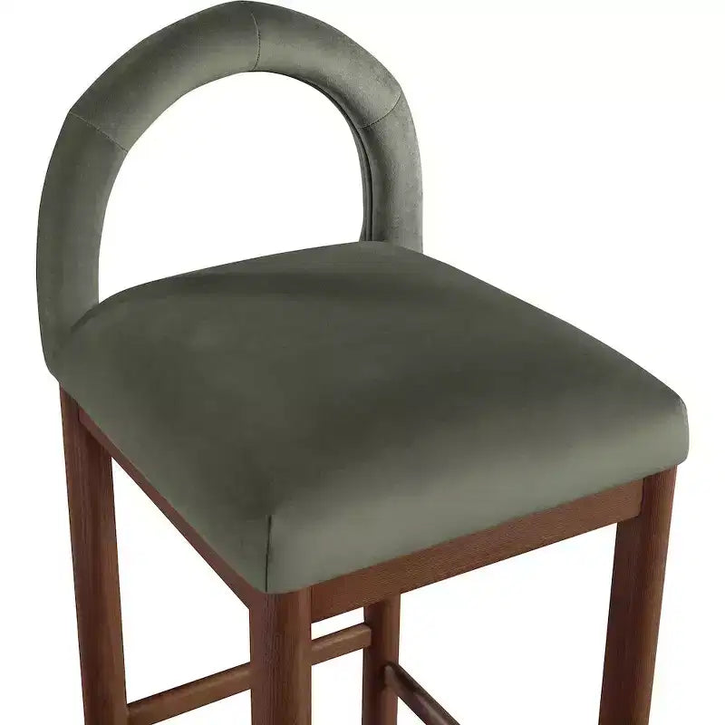 Tabouret de bar en velours