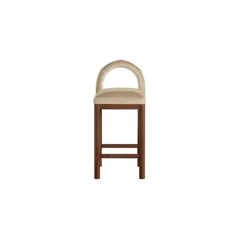 Tabouret de bar en velours
