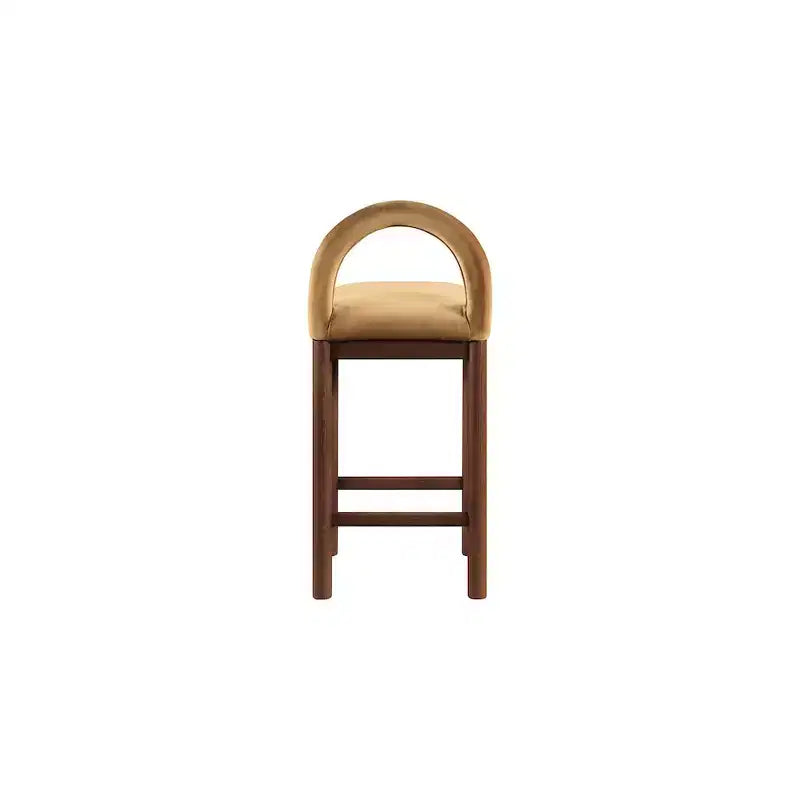 Tabouret de bar en velours