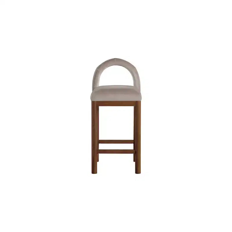Tabouret de bar en velours