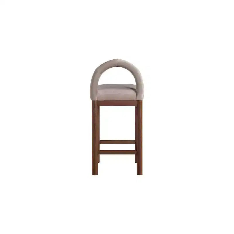 Tabouret de bar en velours