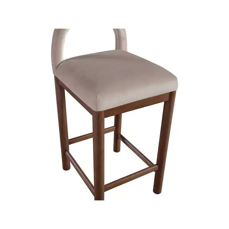 Tabouret de bar en velours