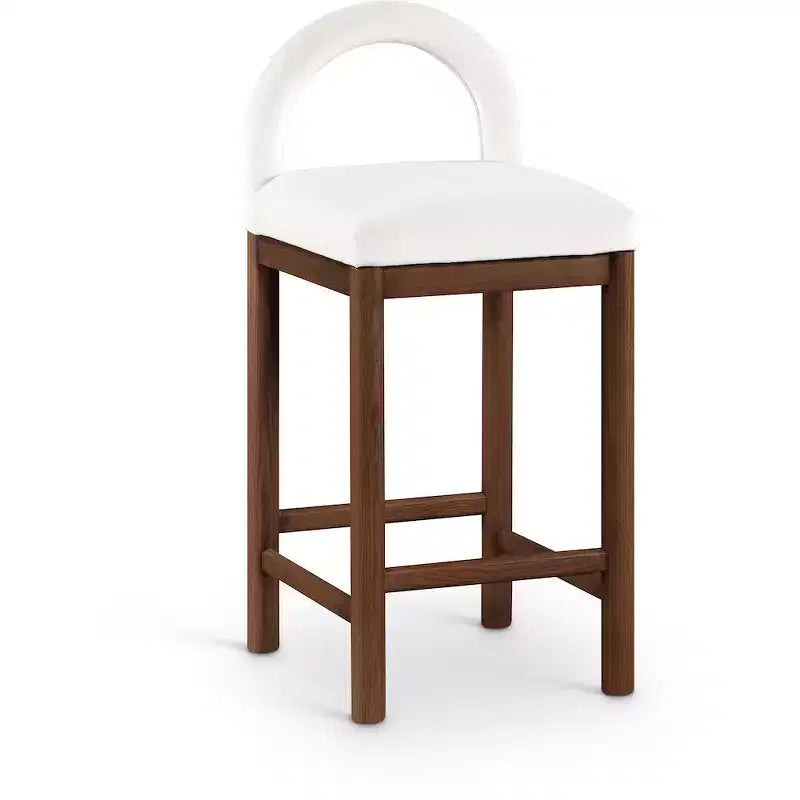 Tabouret de bar en velours