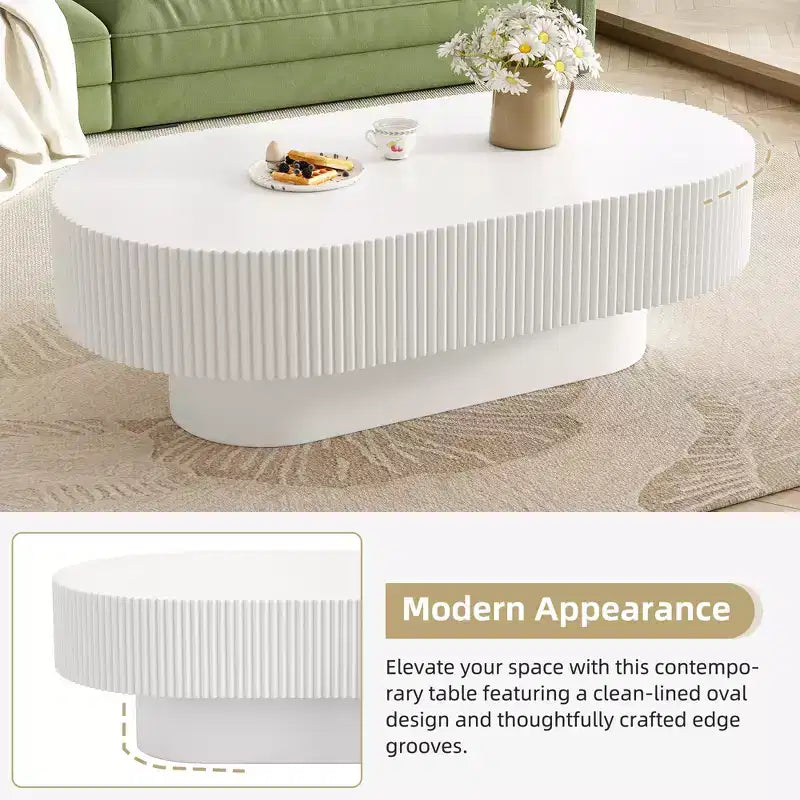 Table d'appoint moderne en forme de tambour