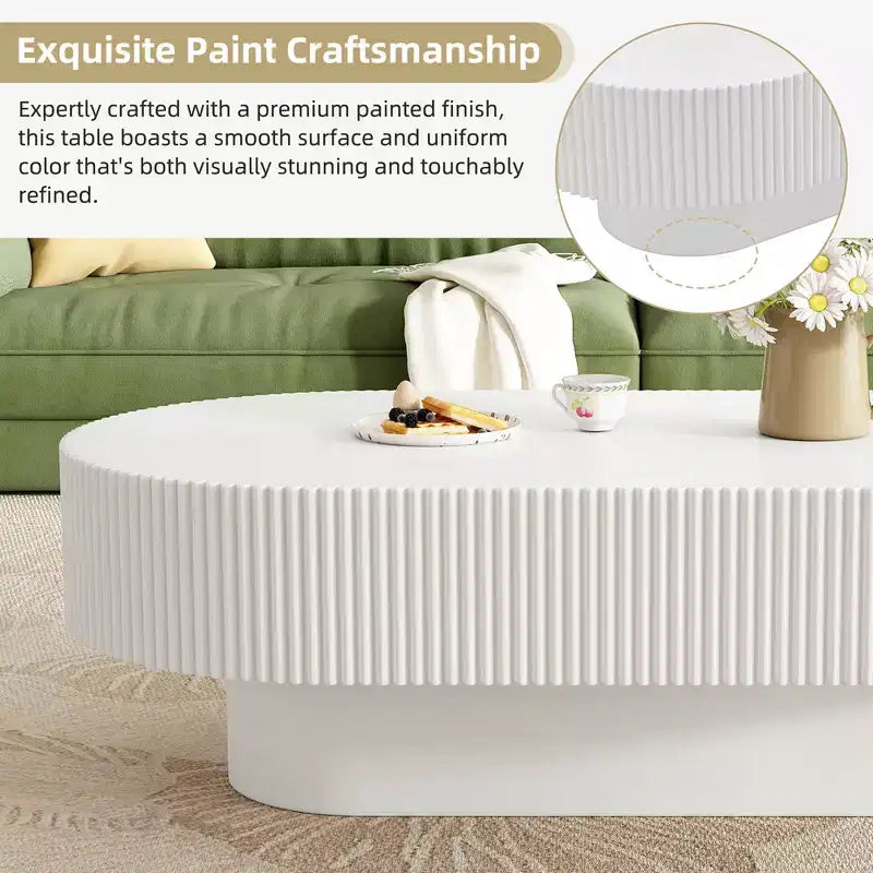 Table d'appoint moderne en forme de tambour