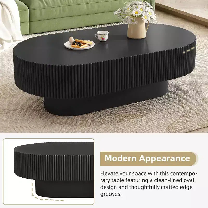 Table d'appoint moderne en forme de tambour