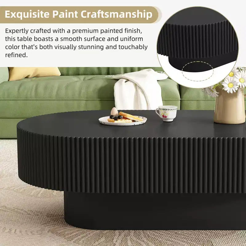 Table d'appoint moderne en forme de tambour