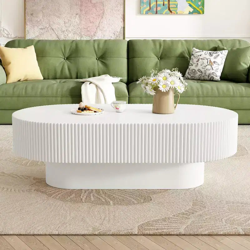 Table d'appoint moderne en forme de tambour