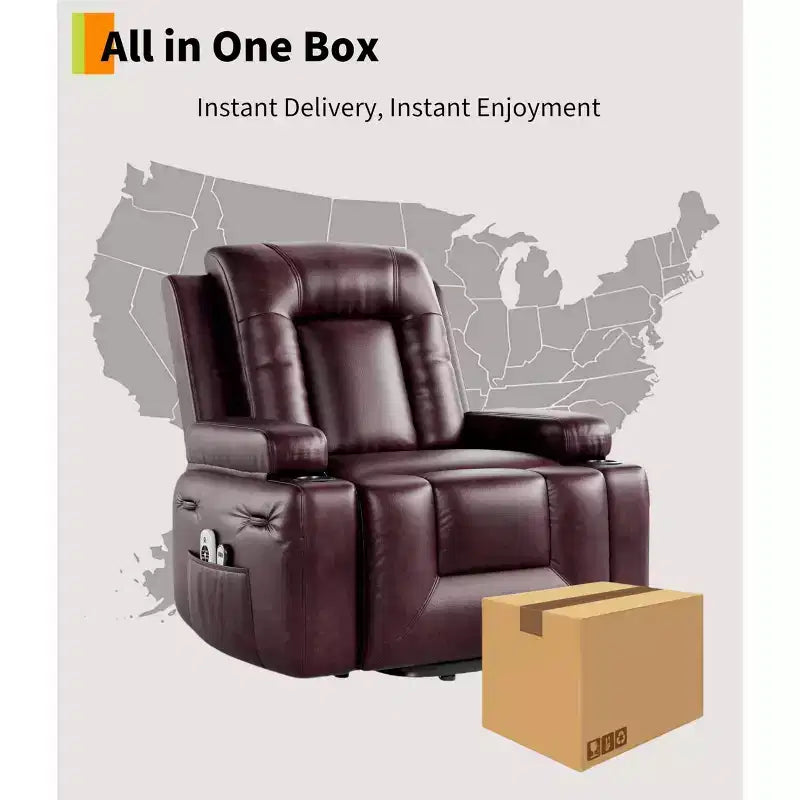Fauteuil inclinable électrique réglable en hauteur