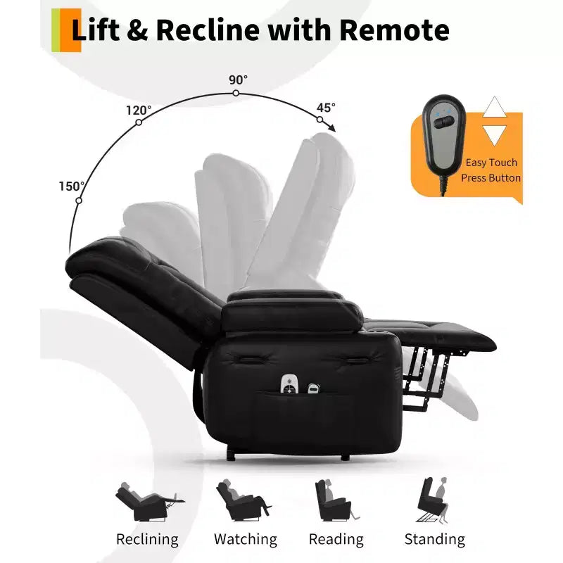 Fauteuil inclinable électrique réglable en hauteur