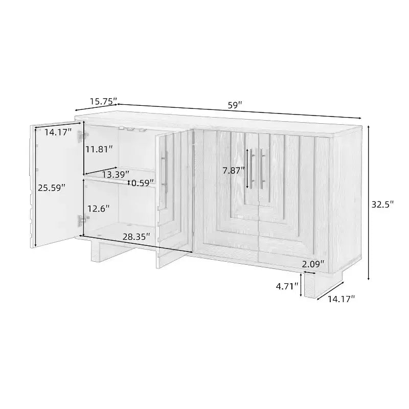 Buffet en bois