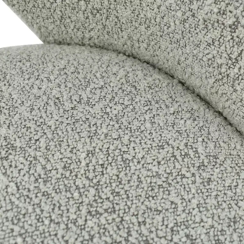 Chaise de salle à manger tapissée de tissu