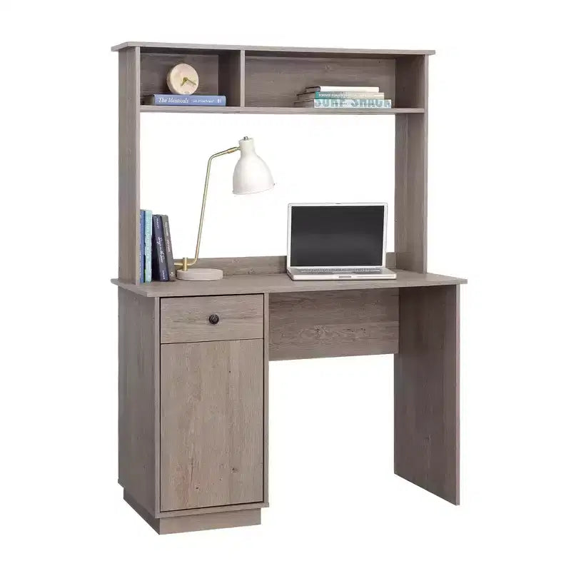 Bureau en bois avec huche