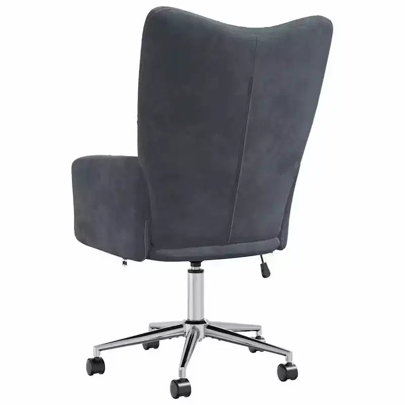 Chaise longue, velours gris clair (100 % polyester), acier standard.