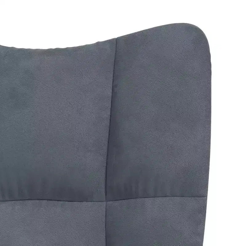 Chaise longue, velours gris clair (100 % polyester), acier standard.