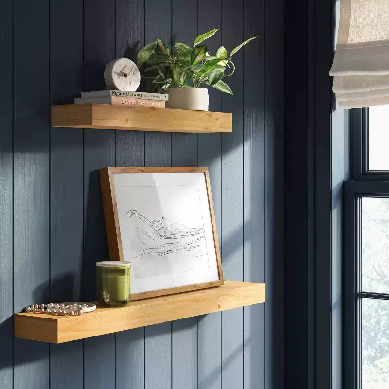 Étagère flottante en bois 36