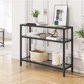 Console de Table 3 Niveaux en Verre Trempé pour Porche