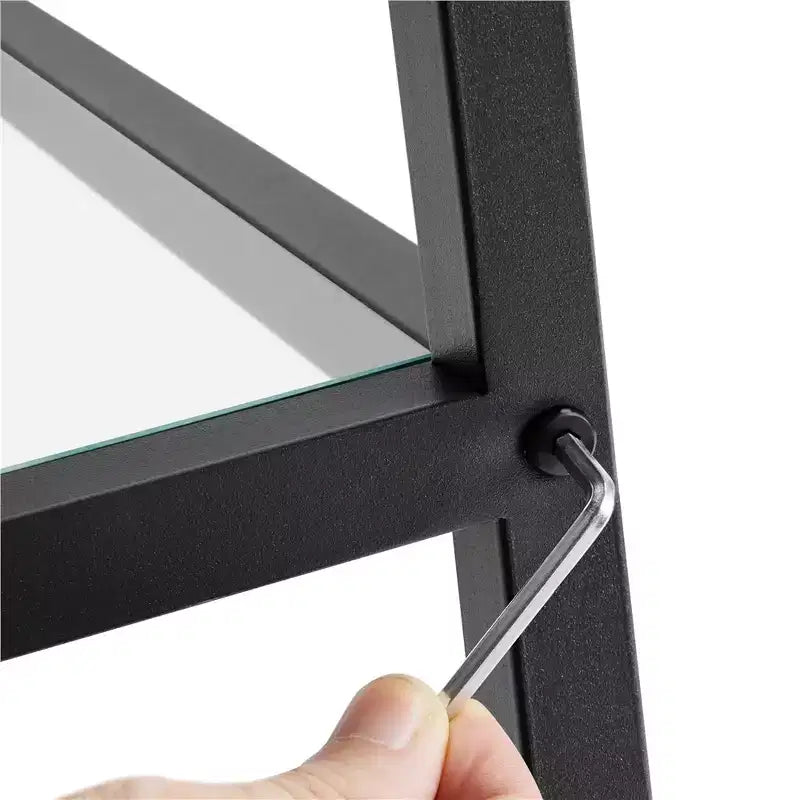 Console de Table 3 Niveaux en Verre Trempé pour Porche
