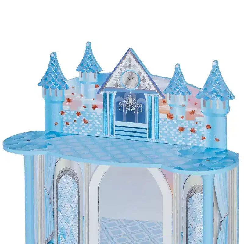 Coiffeuse château enchanté (blanc/rose)