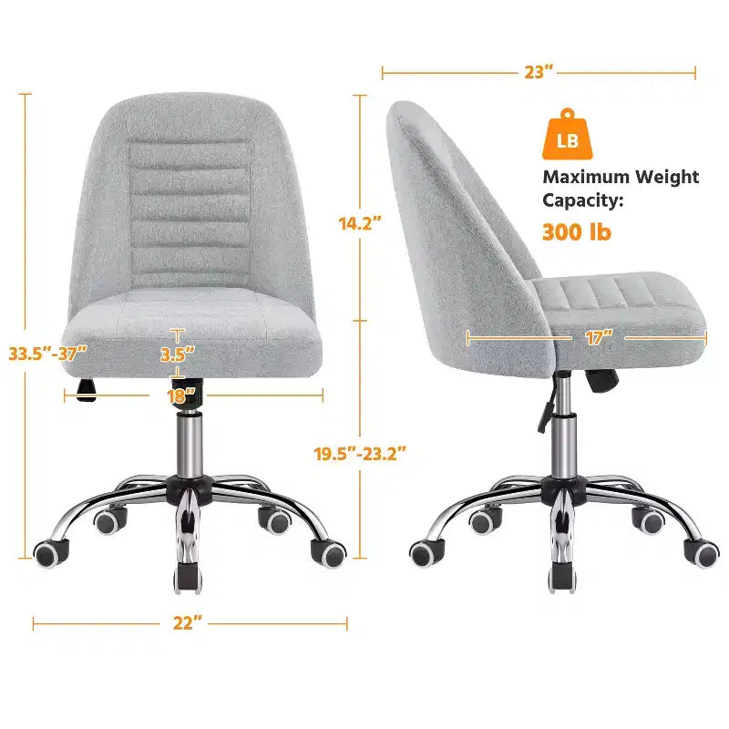 Chaise de bureau à dossier mi-haut en similicuir avec piètement en métal chromé